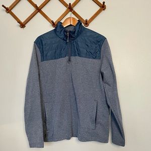 3/$25! Eddie Bauer Blue 1/4 Zip Pullover